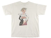 Saint Michael Punk Girl T-shirt White