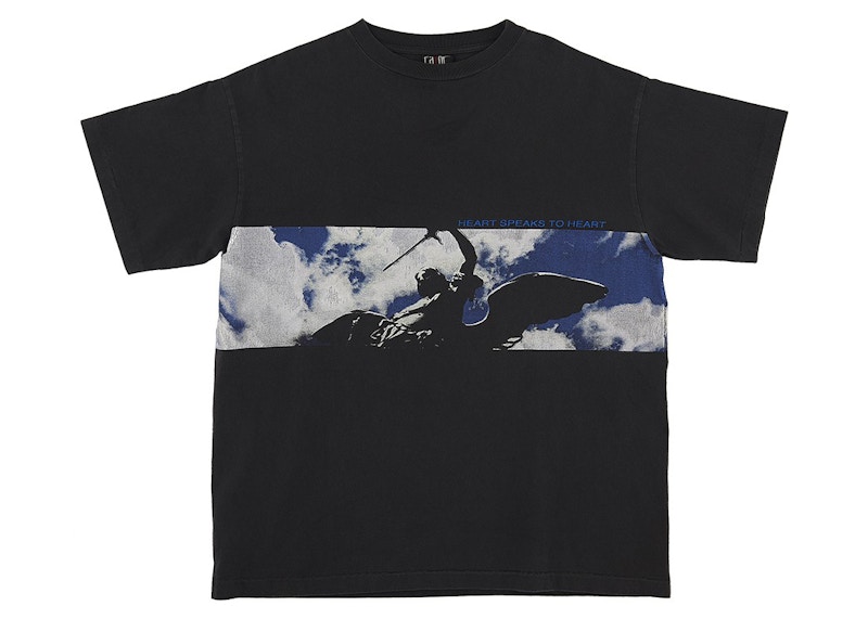 Saint Michael Sky T-shirt Black Men's - SS21 - US