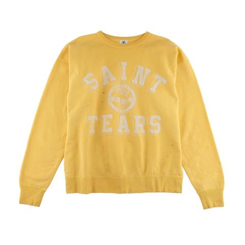 SAINT MICHAEL × DENIM TEARS CREW SWEAT-