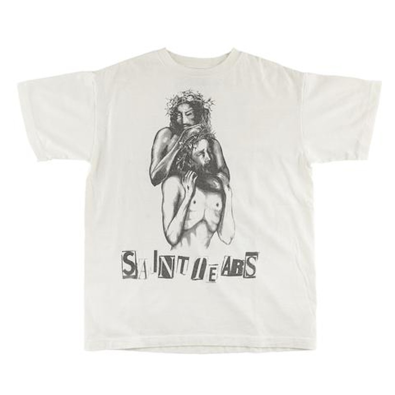 Saint Michael x Denim Tears Grace of God T-shirt White 男装- FW21 - CN