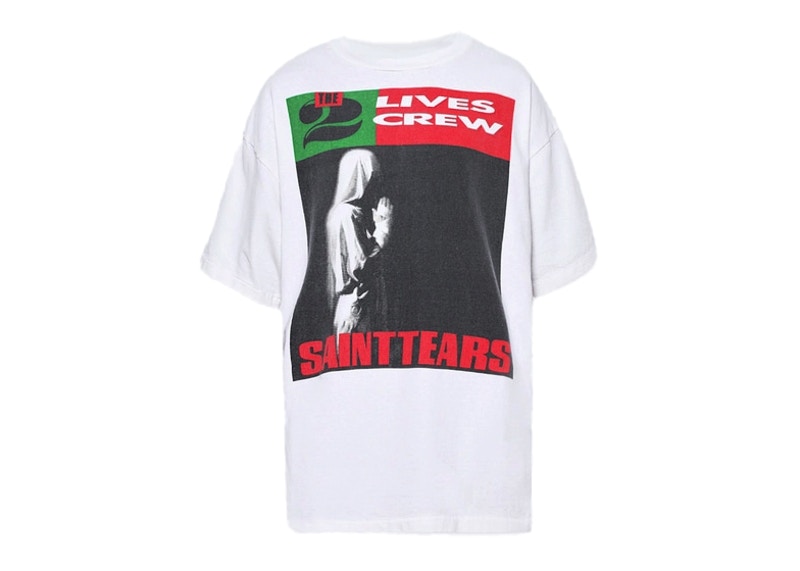 Saint Michael x Denim Tears Lives Crew T-shirt White メンズ - SS24 - JP