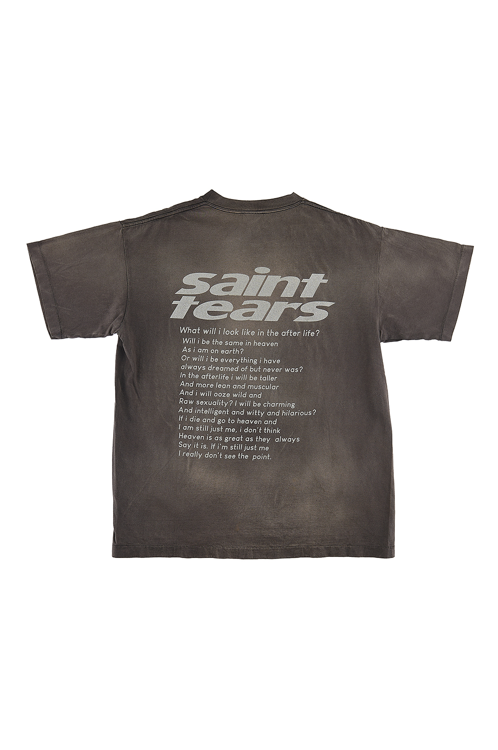 Saint Michael x Denim Tears Saint Tears T-shirt Black Men's - FW21