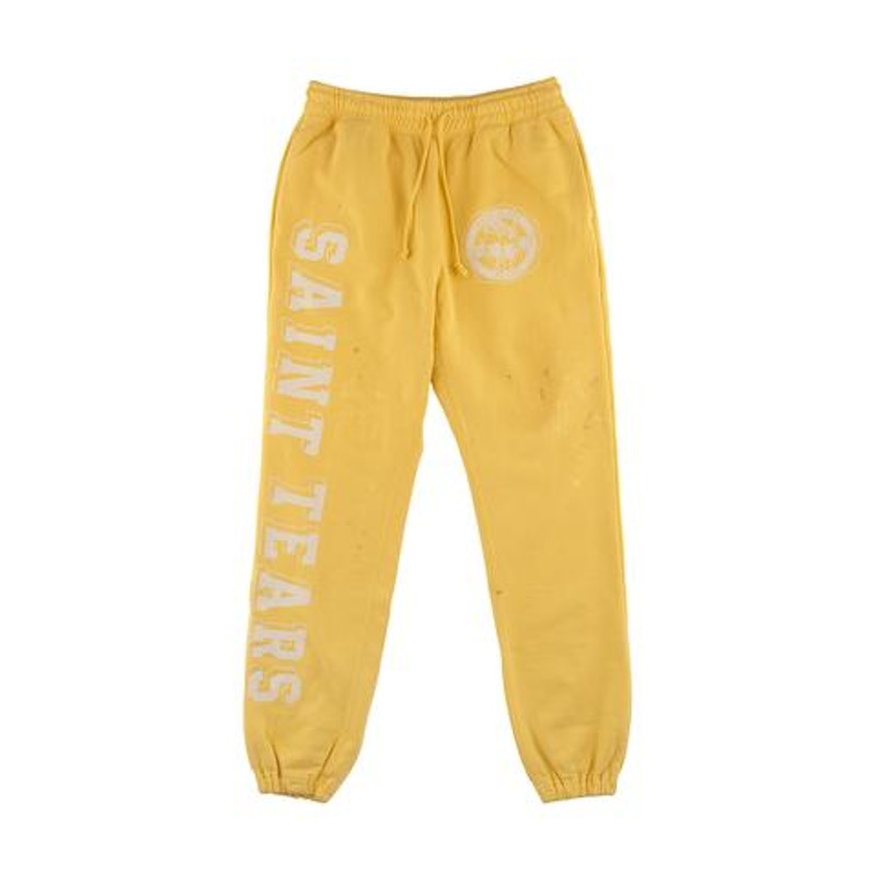 Saint Michael x Denim Tears Sweatpants Yellow Men's - FW21 - US