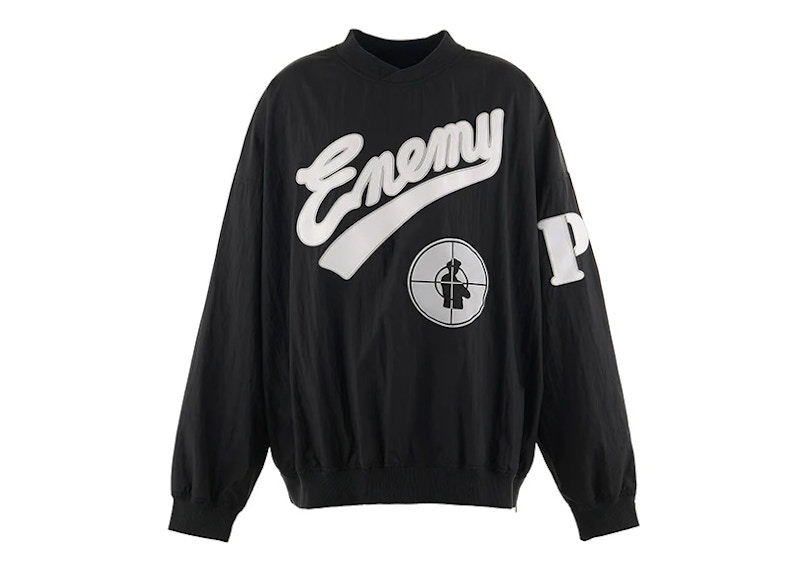 Saint Michael x Public Enemy Nylon Pullover Black メンズ - FW24 - JP