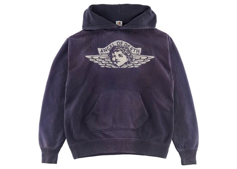 Saint Mxxxxxx Angel Hoodie Vintage Navy メンズ - SS23 - JP