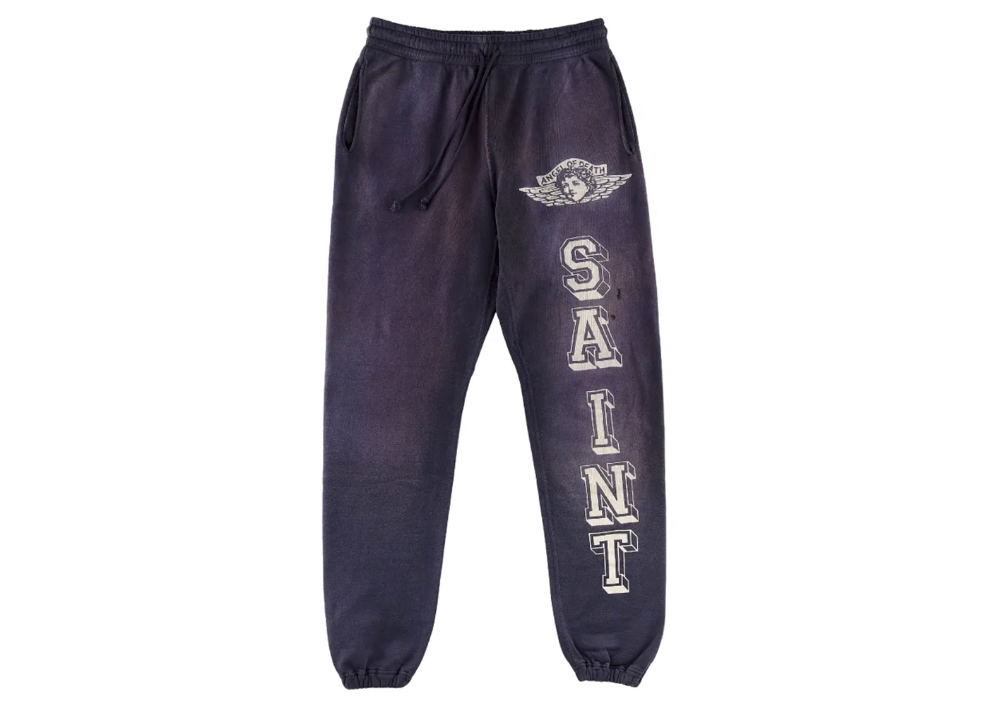Saint Mxxxxxx Angel Sweatpants Vintage Navy Men's - SS23 - US
