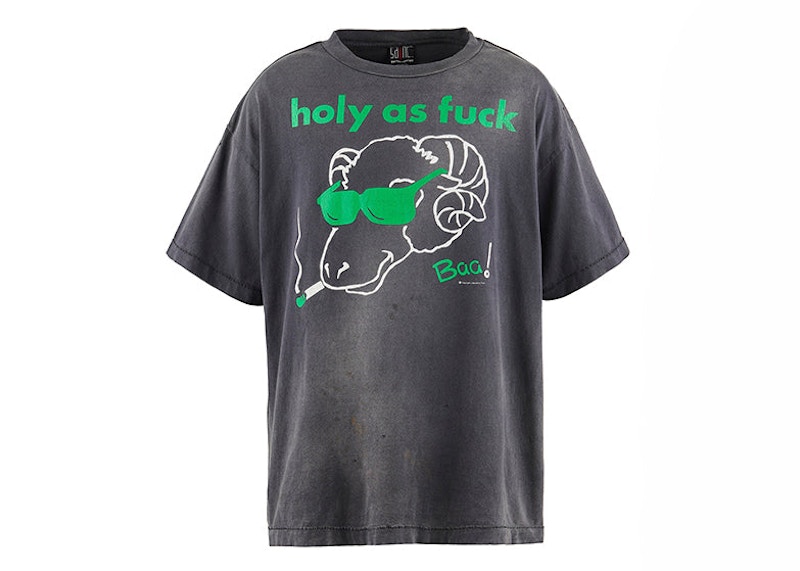 Pre-owned Saint Mxxxxxx Men's Baa Tee Shirt In Black
