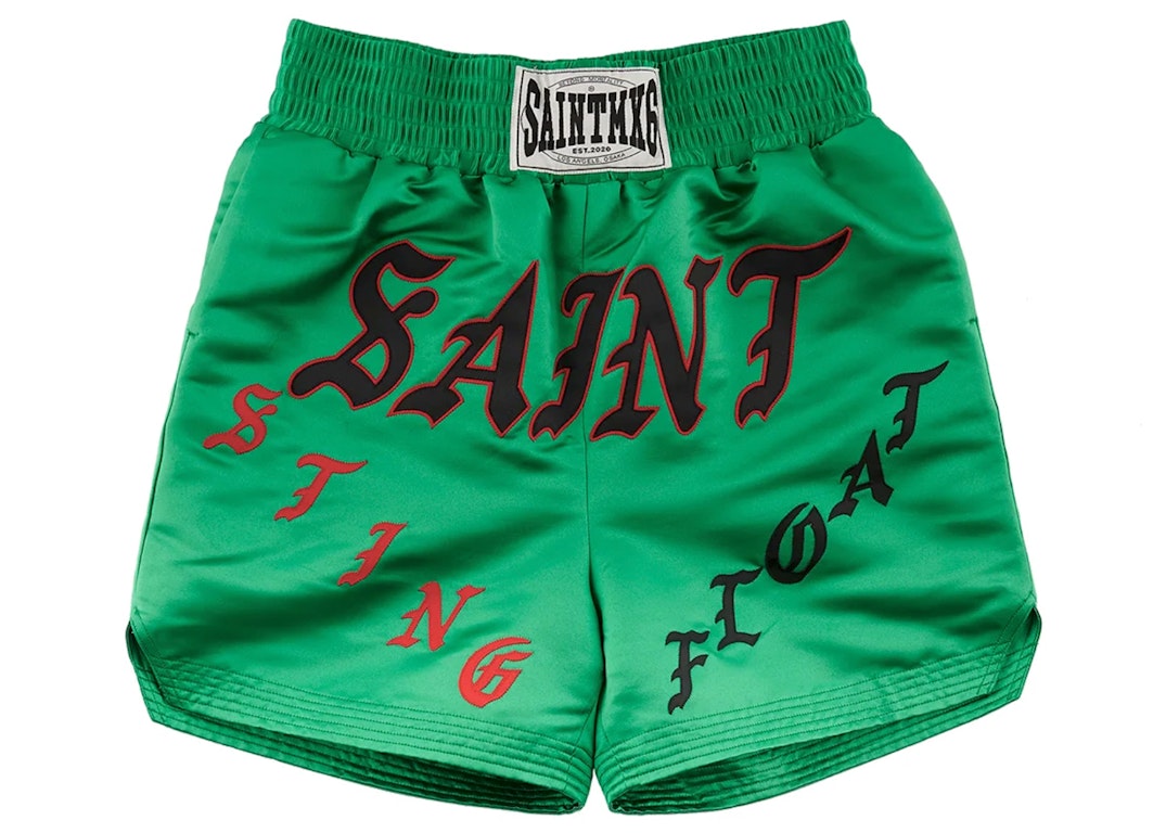 Pre-owned Saint Mxxxxxx Boxing Shorts Green