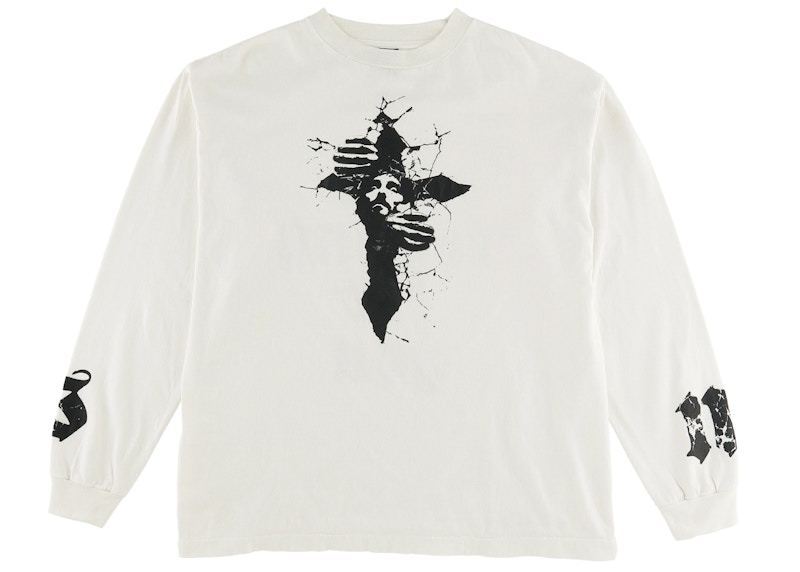 Saint Mxxxxxx Coming for You L/S Tee White 男士- SS22 - TW