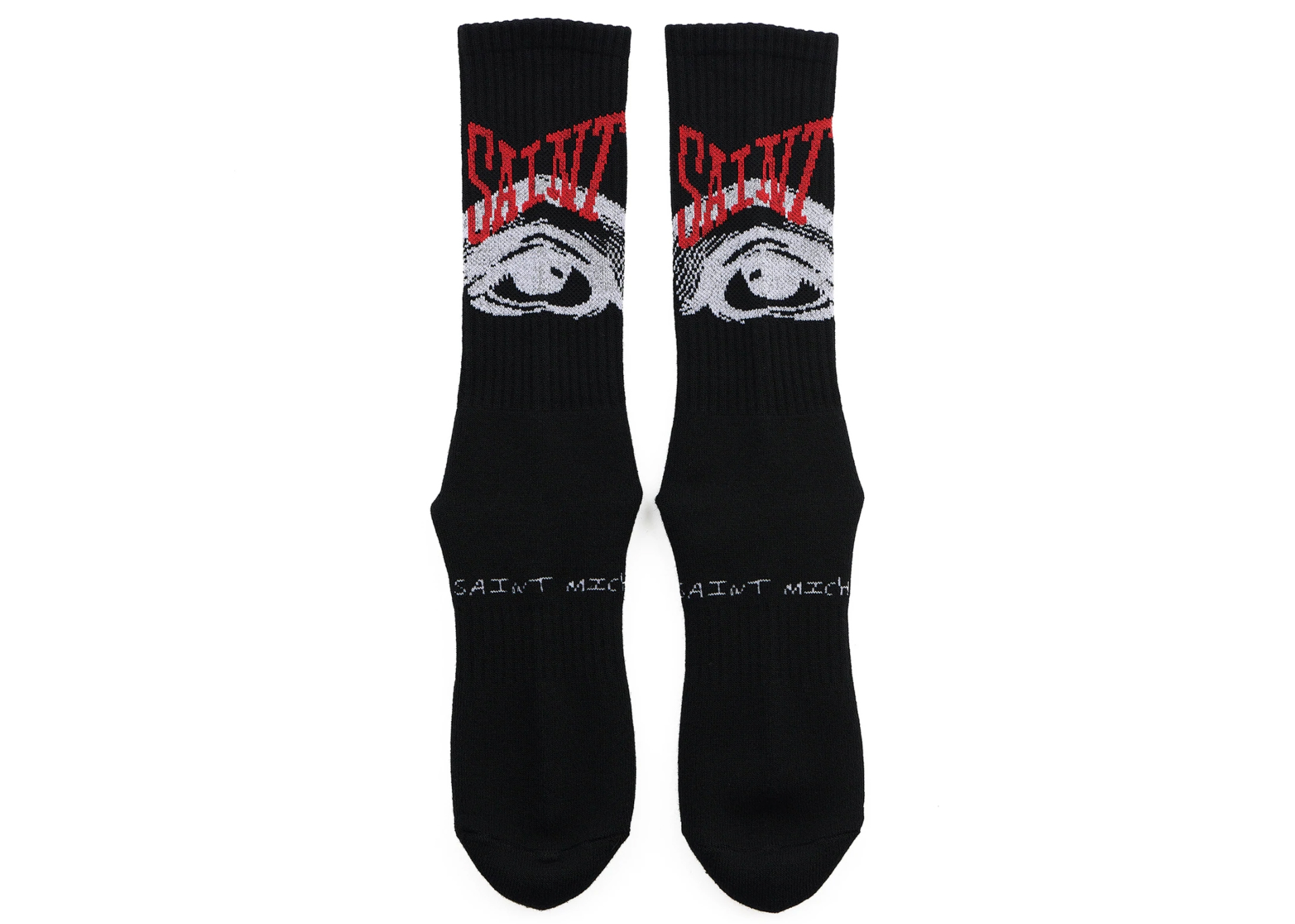 Saint Mxxxxxx Eye Socks Black Men's - SS22 - US