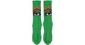 Saint Mxxxxxx Eye Socks Green