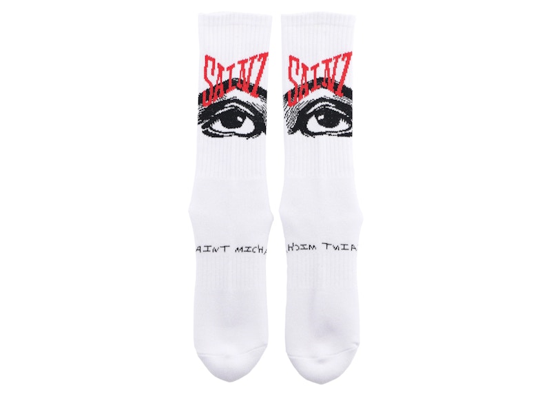 Saint Mxxxxxx Eye Socks Black Men's - SS22 - US