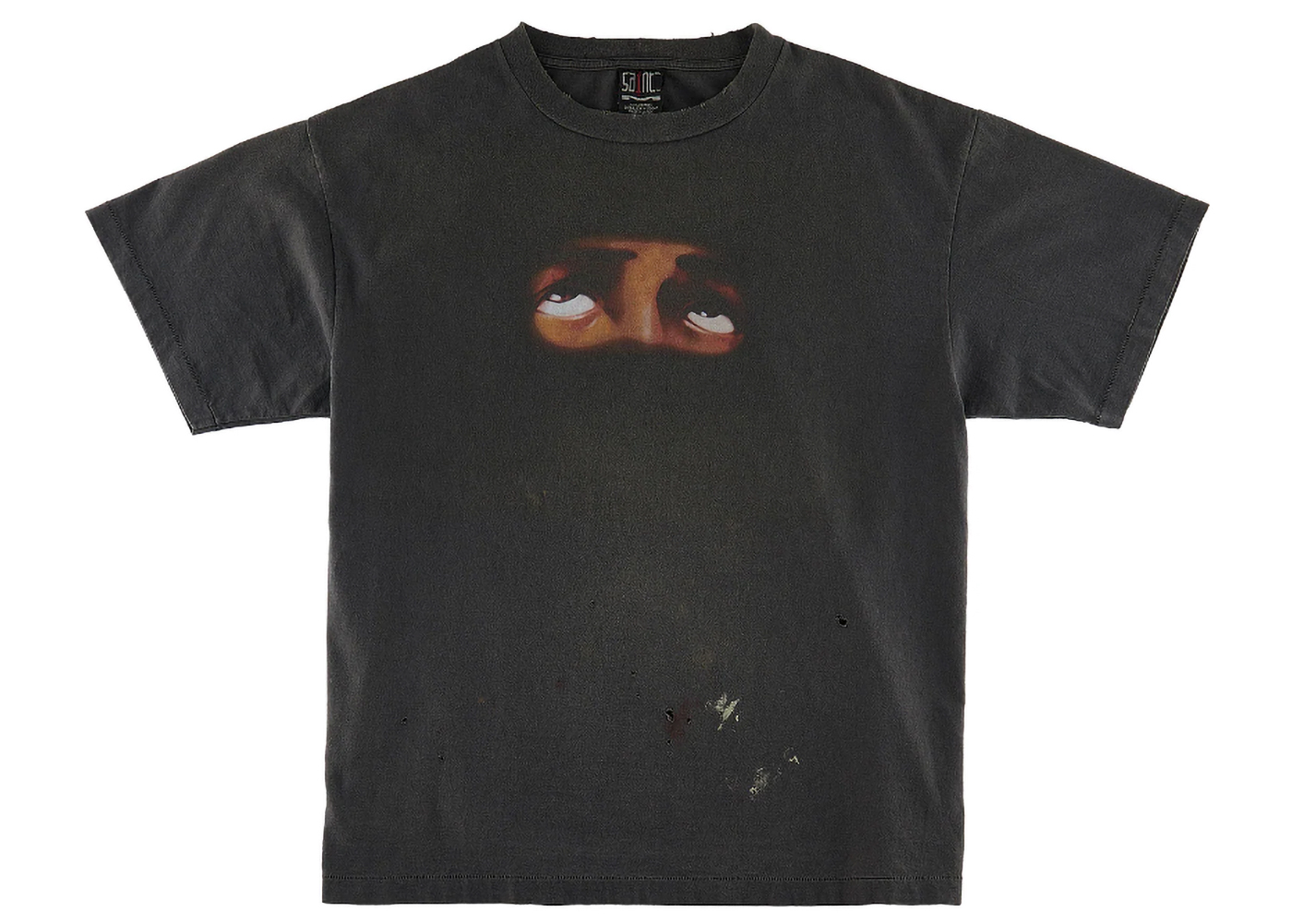Saint Mxxxxxx Eyes T-Shirt Vintage Black