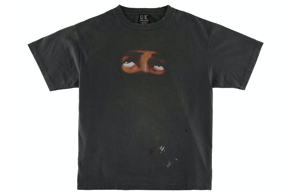 Pre-owned Saint Mxxxxxx Eyes T-shirt Vintage Black