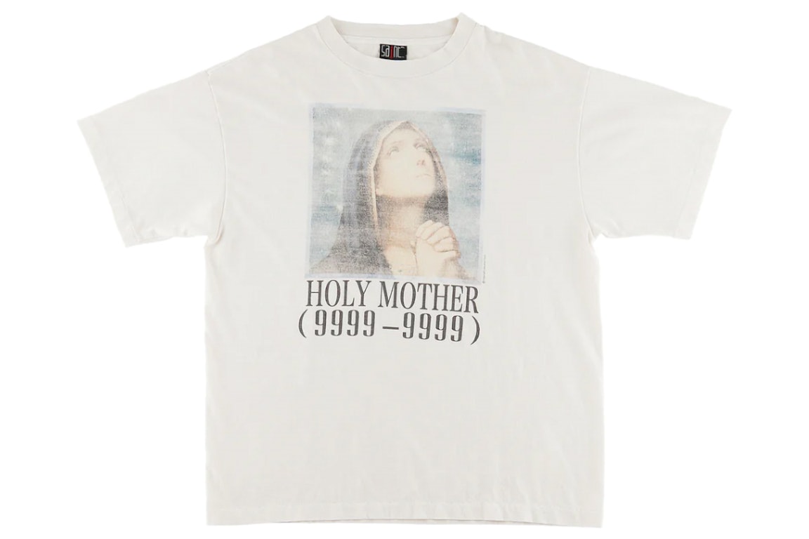 Pre-owned Saint Mxxxxxx Holy Mother T-shirt Vintage White
