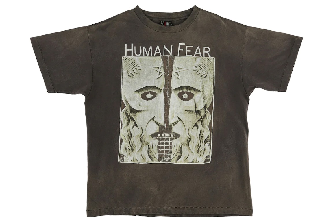 Pre-owned Saint Mxxxxxx Human Fear T-shirt Vintage Black