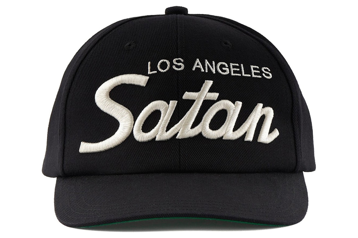 Pre-owned Saint Mxxxxxx Los Angeles Satan Cap Black