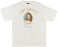 Saint Mxxxxxx Oh Shit T-Shirt Vintage White