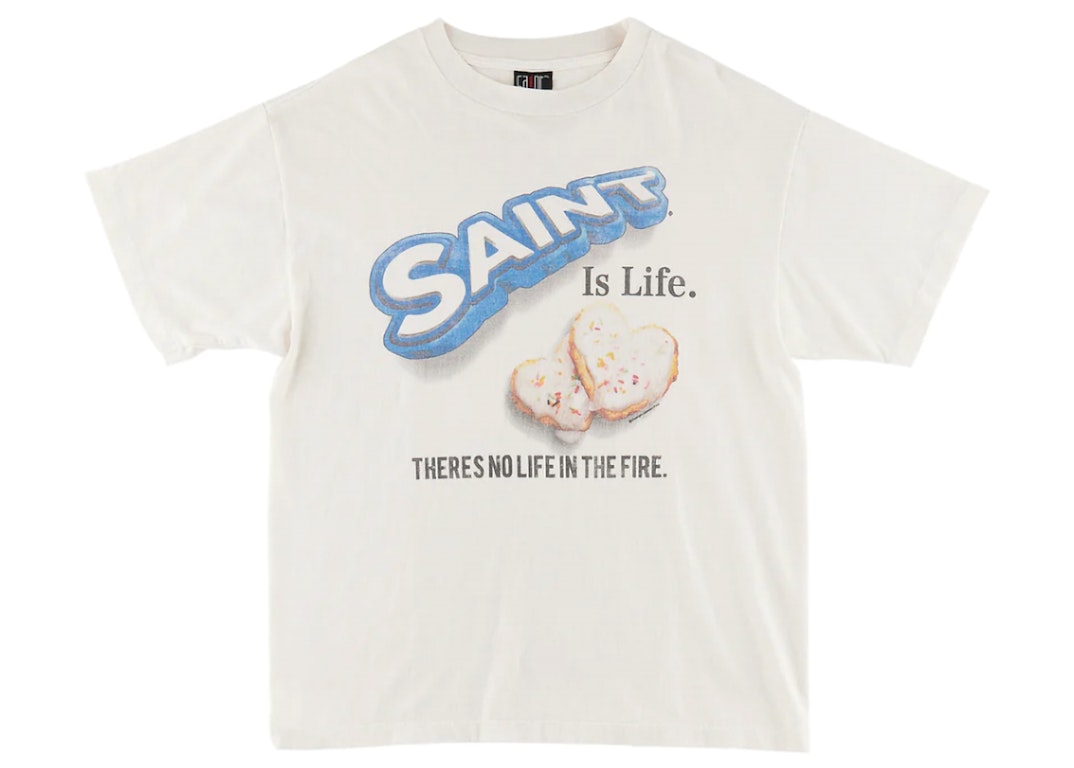 Pre-owned Saint Mxxxxxx Oreo T-shirt Vintage White