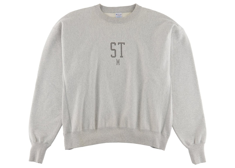 Saint Mxxxxxx STM Crewneck Sweatshirt Grey Men's - FW22 - US