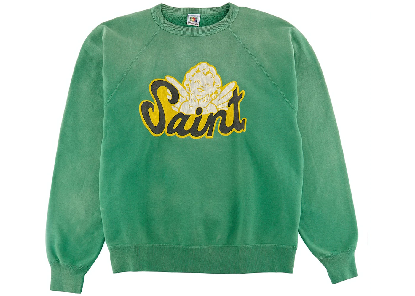 Saint Mxxxxxx Saint Angels Crewneck Sweatshirt Vintage Green Men's ...