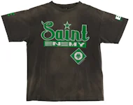 Saint Mxxxxxx Saint Enemy Tee Black Green