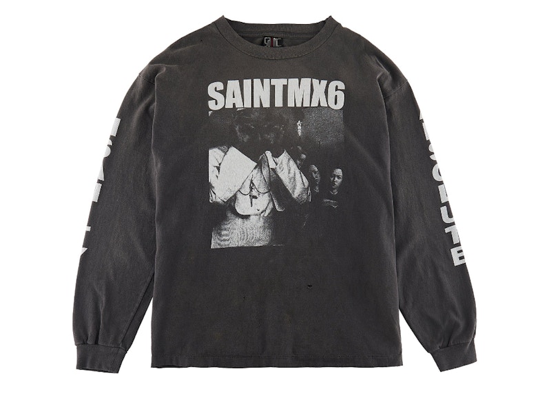 Neighborhood x Saint Mxxxxxx STHD S/S T-Shirt Vintage Black Men's ...