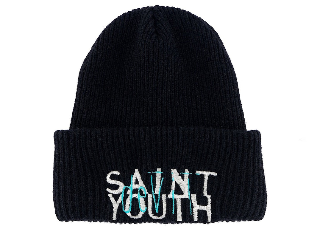 Pre-owned Saint Mxxxxxx Saint Youth Knit Beanie Black
