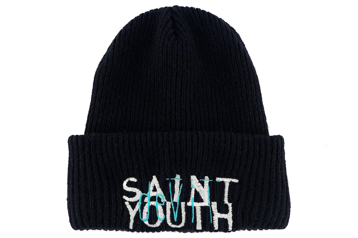 Pre-owned Saint Mxxxxxx Saint Youth Knit Beanie Black