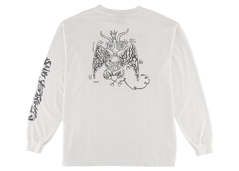 Saint Mxxxxxx Satan L/S T-Shirt Vintage White