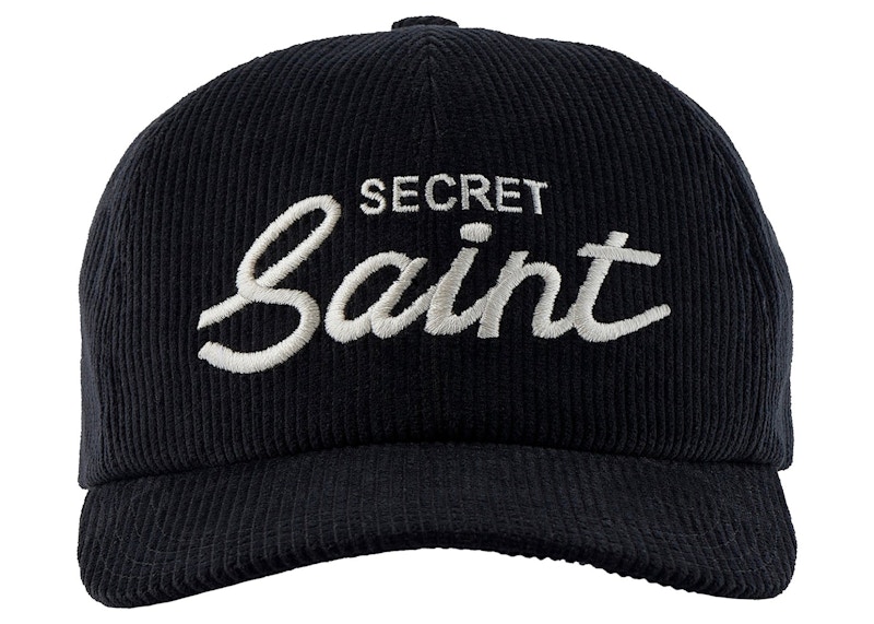 Saint Mxxxxxx Secret Saint Corduroy Cap Black Men's - FW22 - US