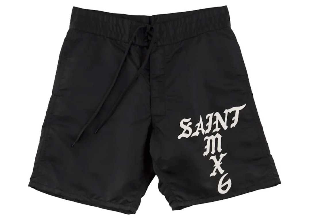 Pre-owned Saint Mxxxxxx Swimming Shorts Black