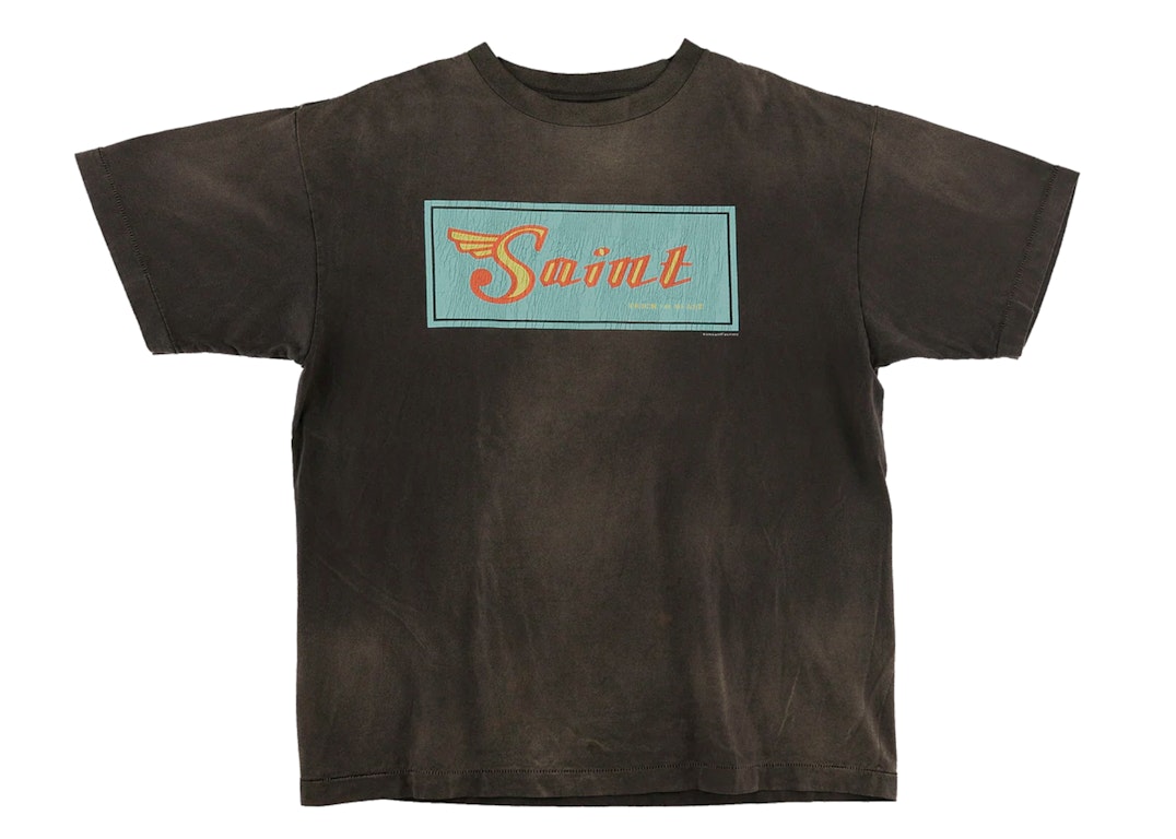 Pre-owned Saint Mxxxxxx Trompe Le Mnd T-shirt Vintage Black