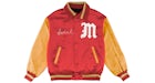 Saint Mxxxxxx Varsity Jacket Red Yellow