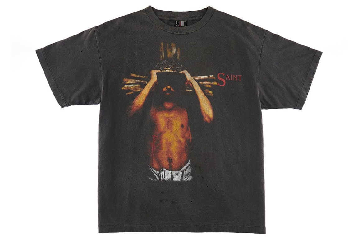 Pre-owned Saint Mxxxxxx We Live Hell T-shirt Vintage Black