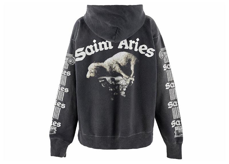 Saint Mxxxxxx x Aries Hoodie Black Men's - FW23 - US