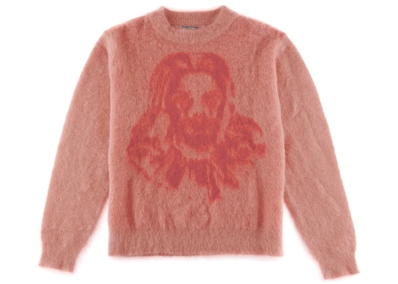 Saint Mxxxxxx x Born X Raised Clown Sweater Pink Men's - FW22 - US