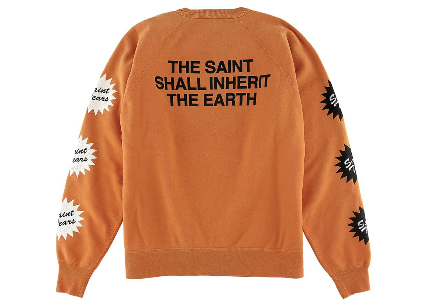 Saint Mxxxxxx x Denim Tears Milk Pack Raglan Sleeve Sweatshirt Vintage  Orange