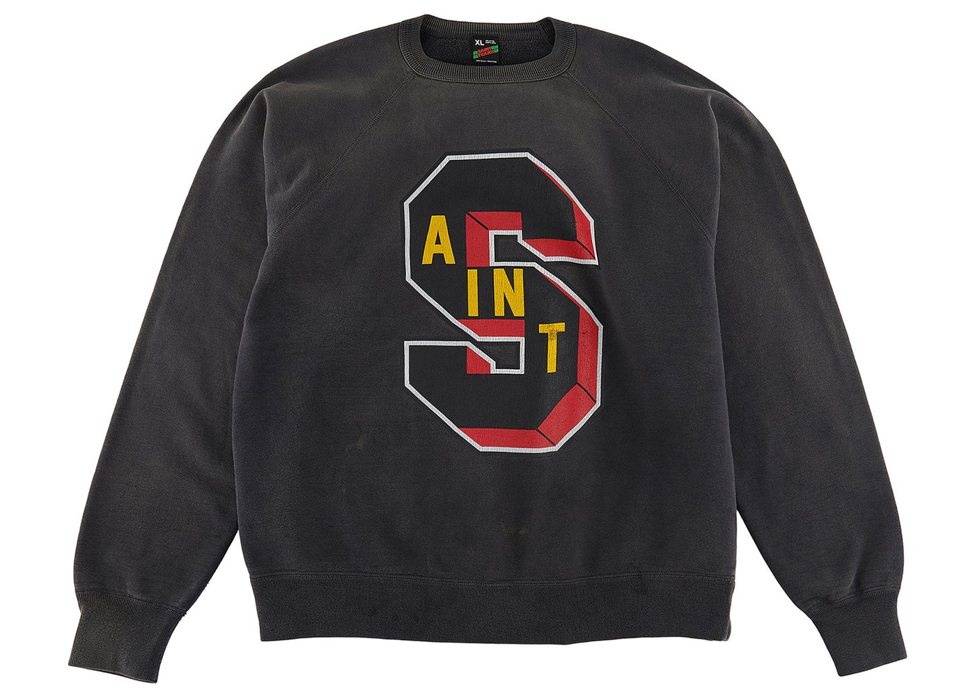 Saint Mxxxxxx x Denim Tears ST Sweatshirt Vintage Black Men's 