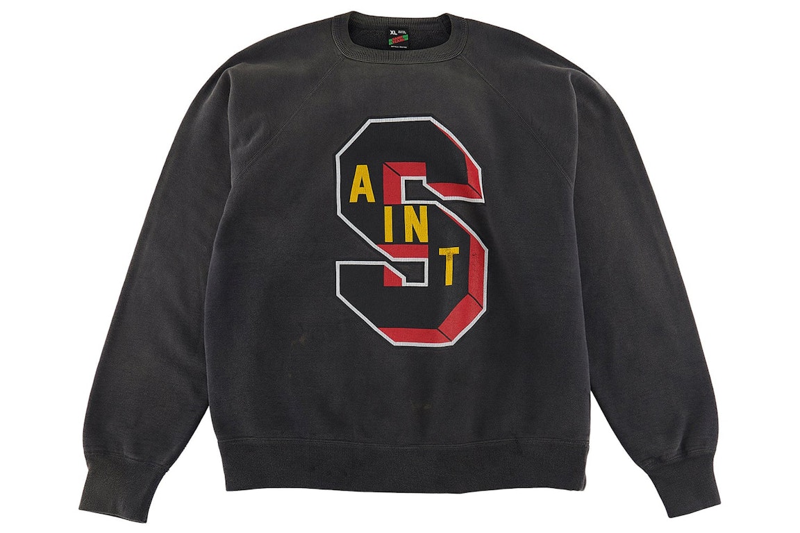 Pre-owned Saint Mxxxxxx X Denim Tears St Sweatshirt Vintage Black