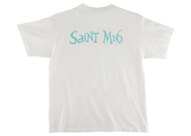 Saint Mxxxxxx x Disney Alice in Wonderland T-Shirt White Men's