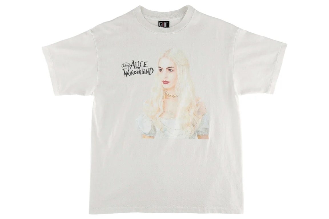 Pre-owned Saint Mxxxxxx X Disney Alice In Wonderland T-shirt White