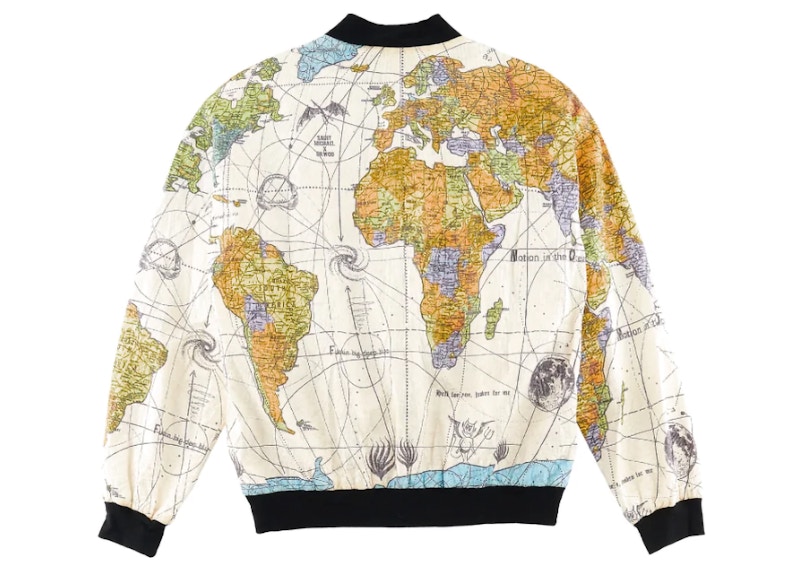 Saint Mxxxxxx x Dr. Woo World Map Jacket White Multi メンズ - SS23 