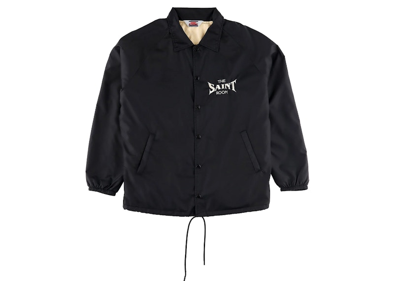 Saint Mxxxxxx x Shermer Academy Coach Jacket Black Men's - FW22 - US