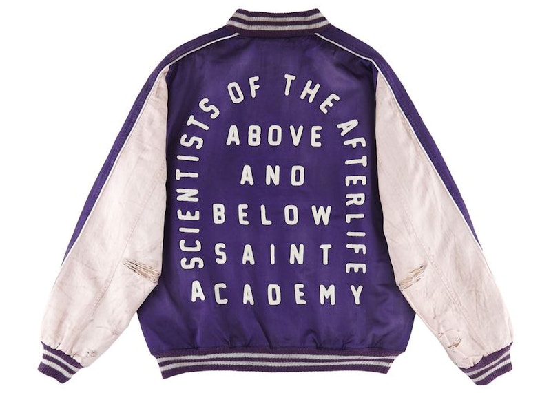 Saint Mxxxxxx x Shermer Academy Sukajan Jacket Purple Pink Men's