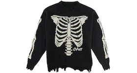 Saint Mxxxxxx x VLONE Bone Knit Sweater Vintage Black