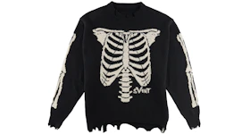 Saint Mxxxxxx x VLONE Bone Knit Sweater Vintage Black