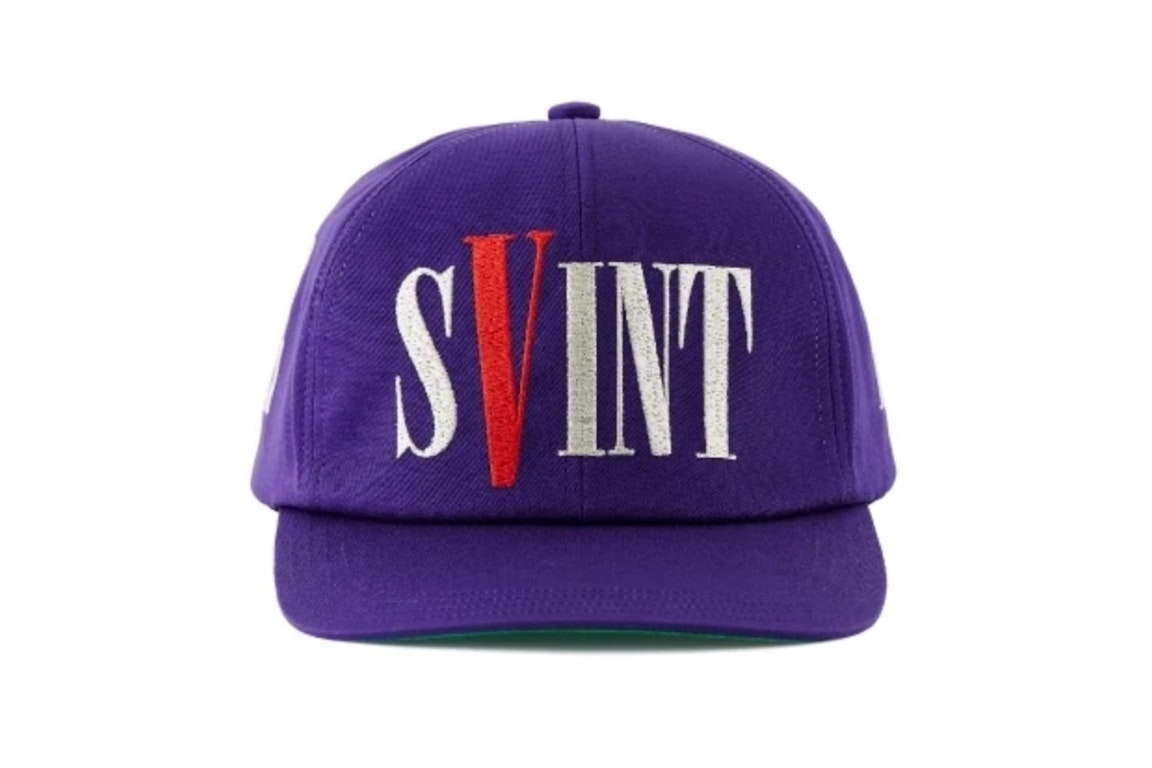Pre-owned Saint Mxxxxxx X Vlone Cap Purple