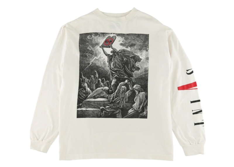 SAINT MICHAEL LS TEE VLONE / WHITE | eclipseseal.com