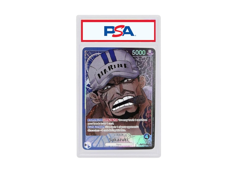 one piece card game sakazuki OP06-046 SAKAZUKI One Piece Character Card (Blue) English – JaqJnr